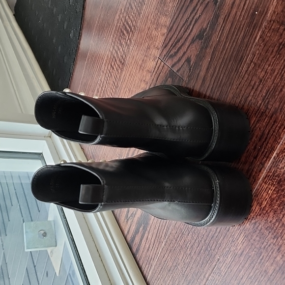 Havmoon Pearl Zip Ankle Army Platform Boots - Picture 3 of 7